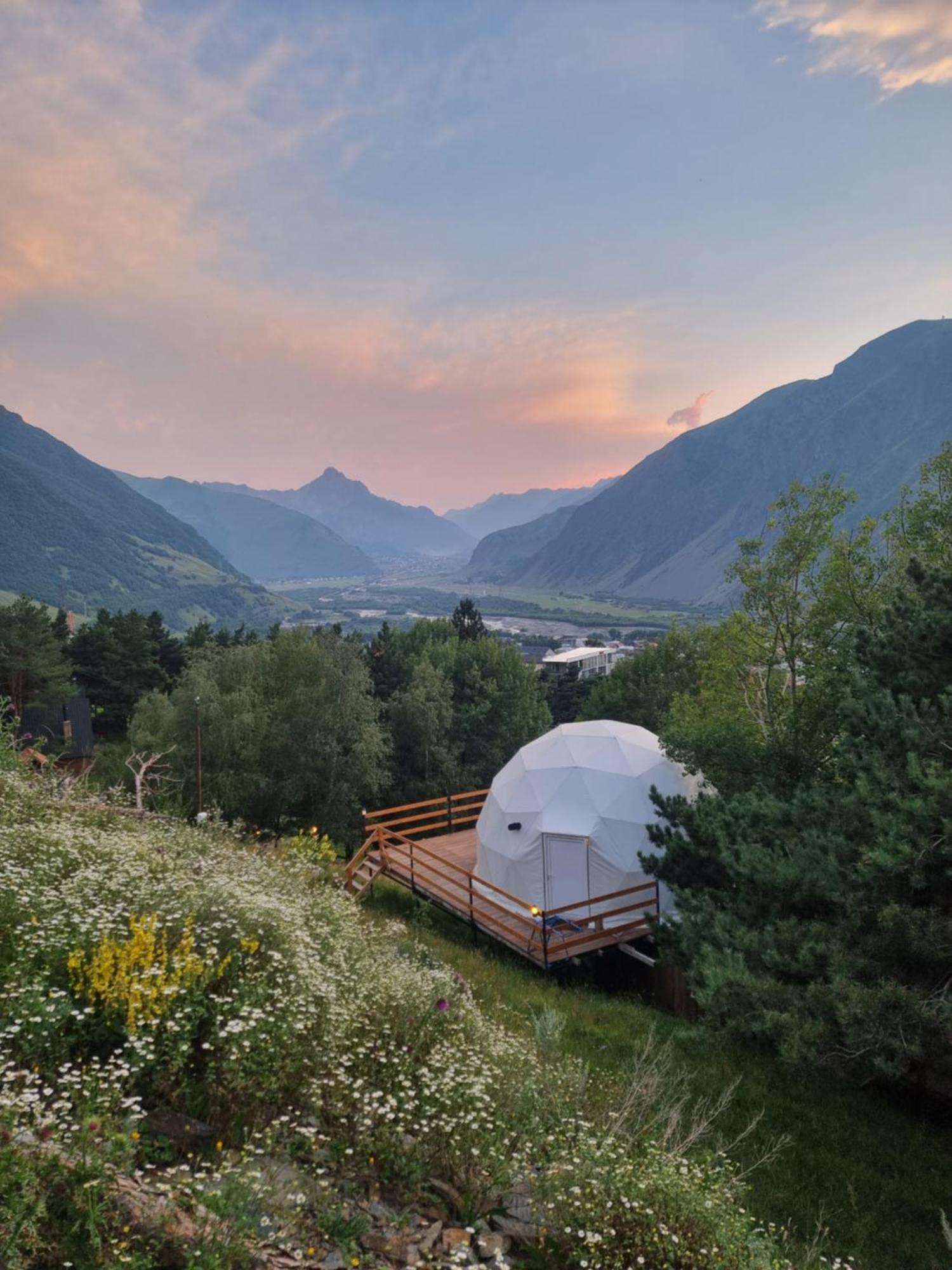 Elia Glamping Otel Kazbegi Dış mekan fotoğraf