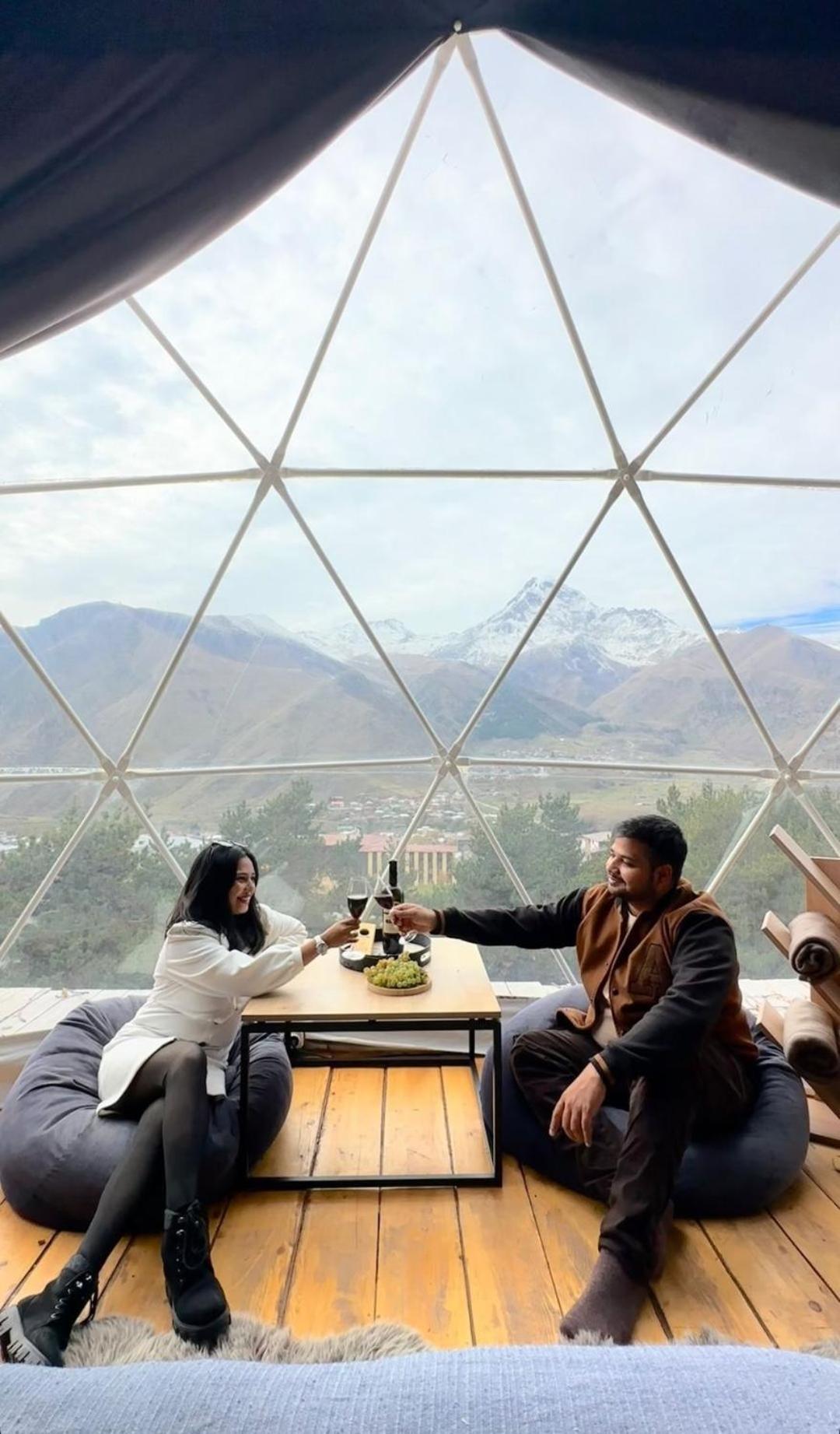 Elia Glamping Otel Kazbegi Dış mekan fotoğraf