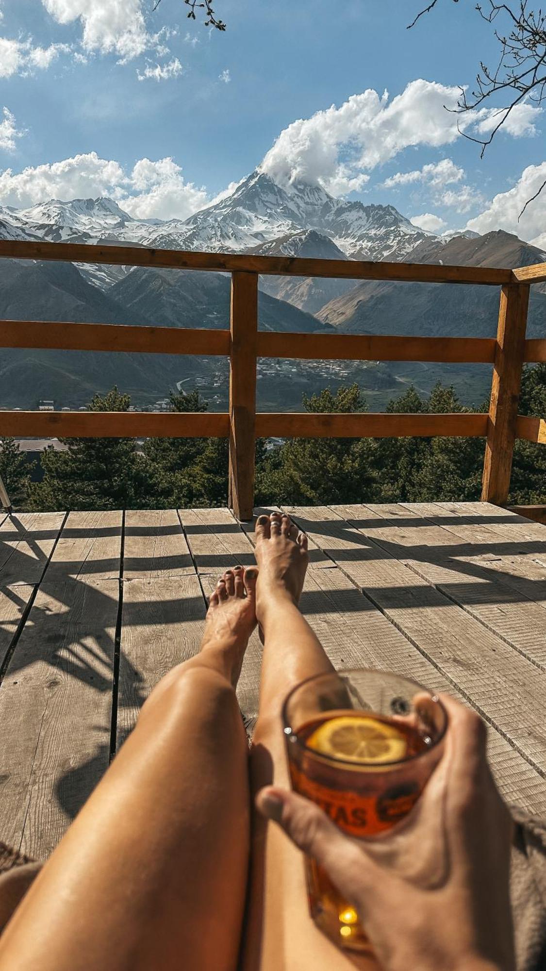 Elia Glamping Otel Kazbegi Dış mekan fotoğraf