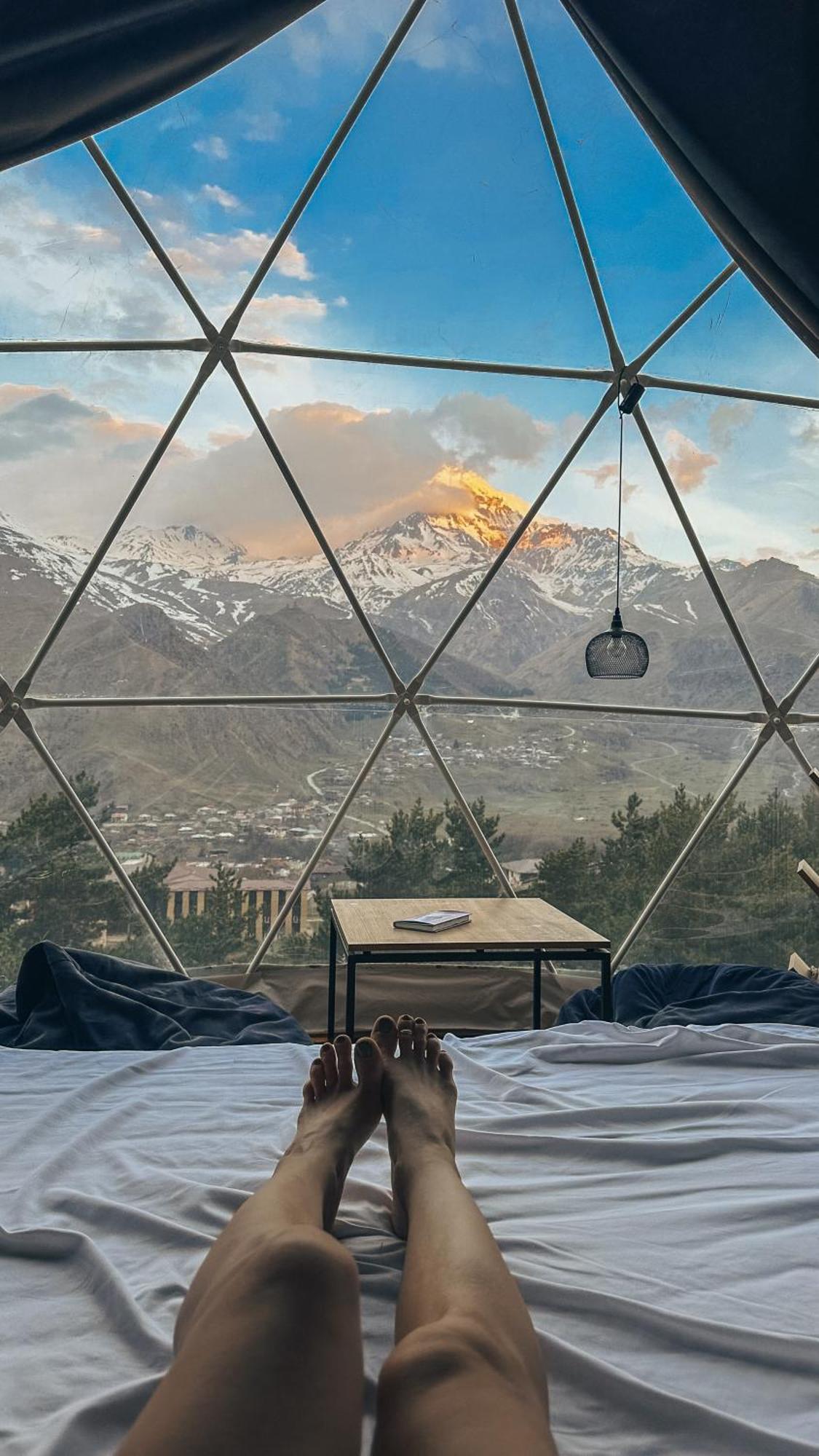 Elia Glamping Otel Kazbegi Dış mekan fotoğraf