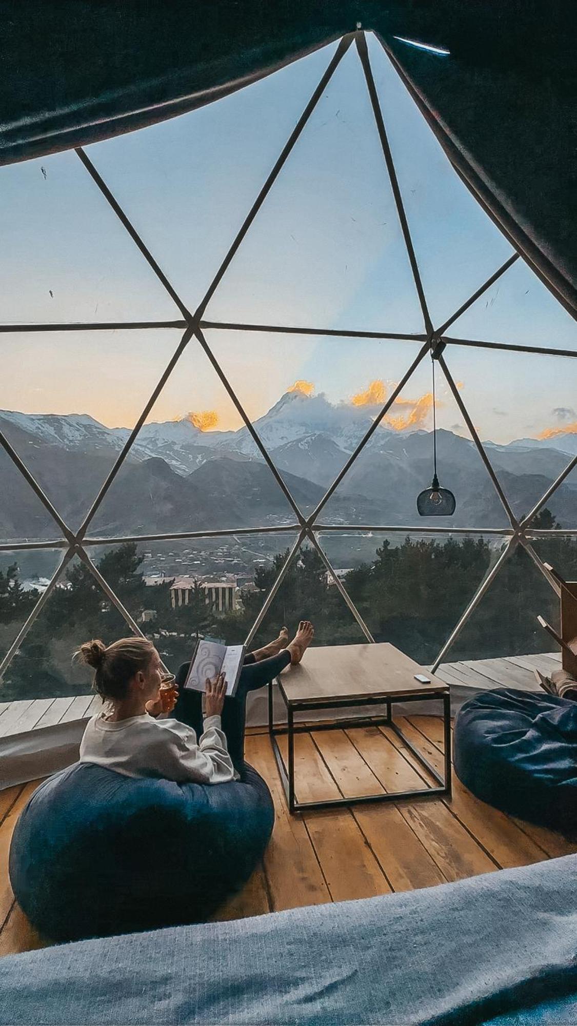 Elia Glamping Otel Kazbegi Dış mekan fotoğraf