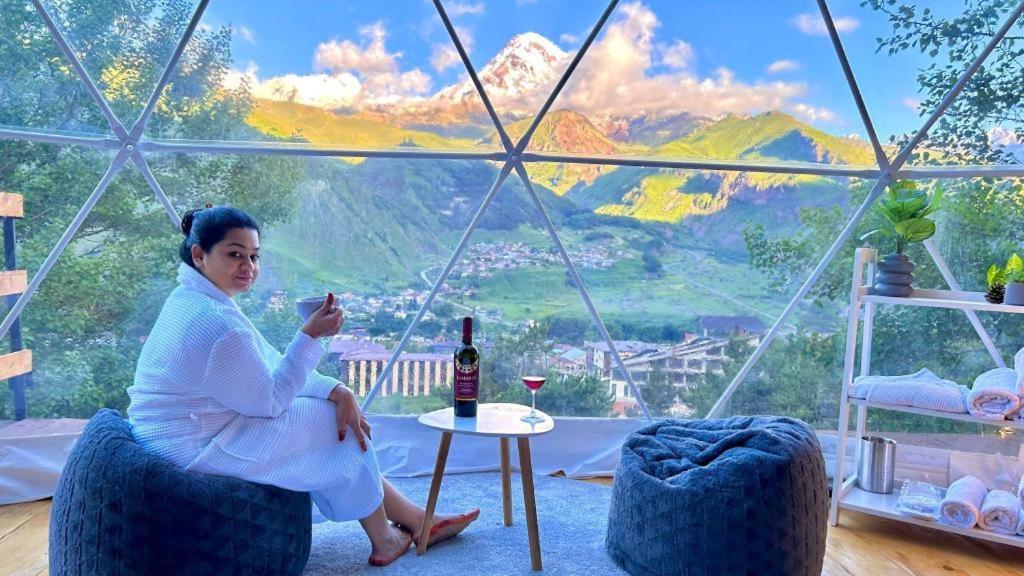 Elia Glamping Otel Kazbegi Dış mekan fotoğraf