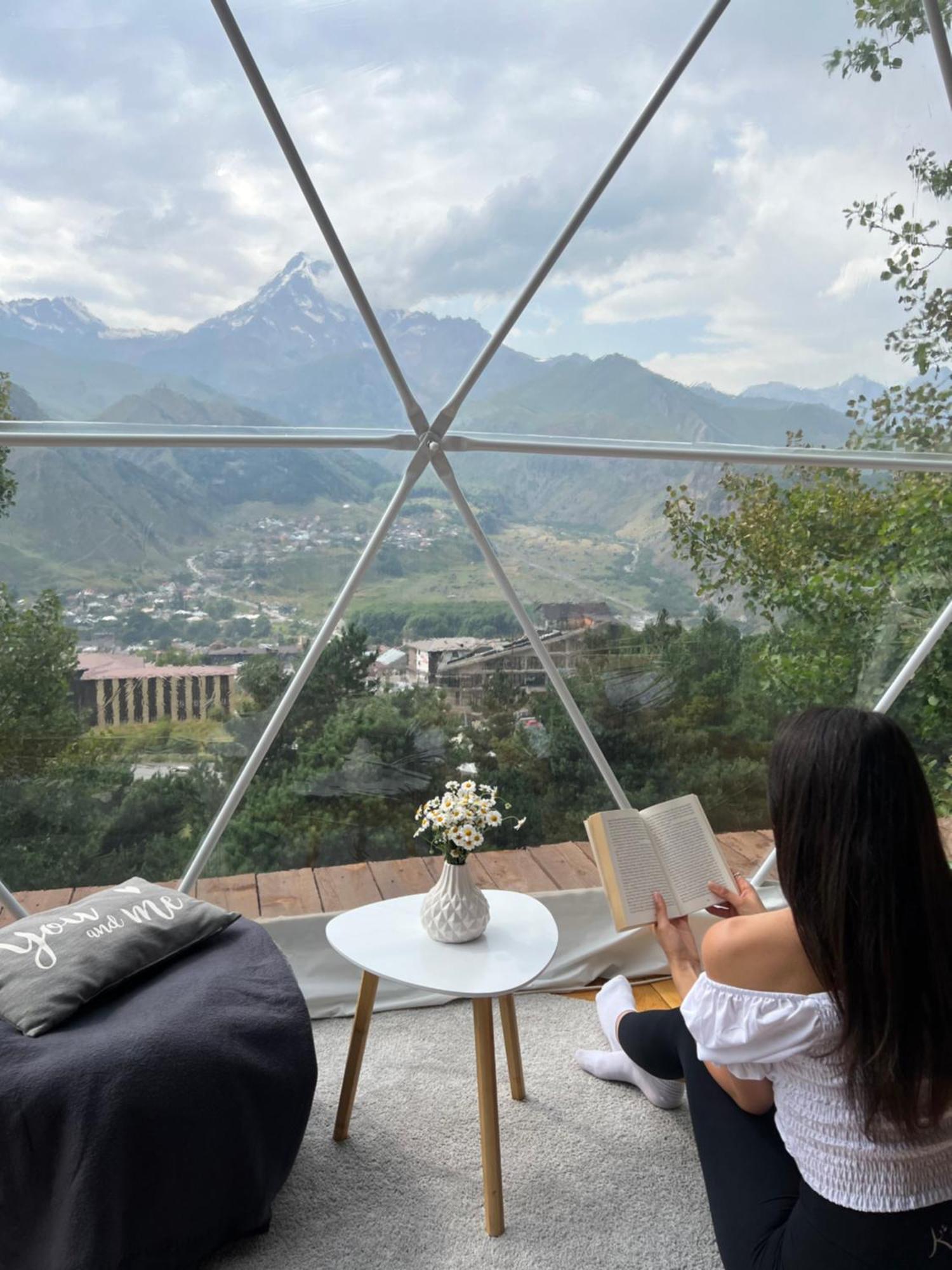 Elia Glamping Otel Kazbegi Dış mekan fotoğraf