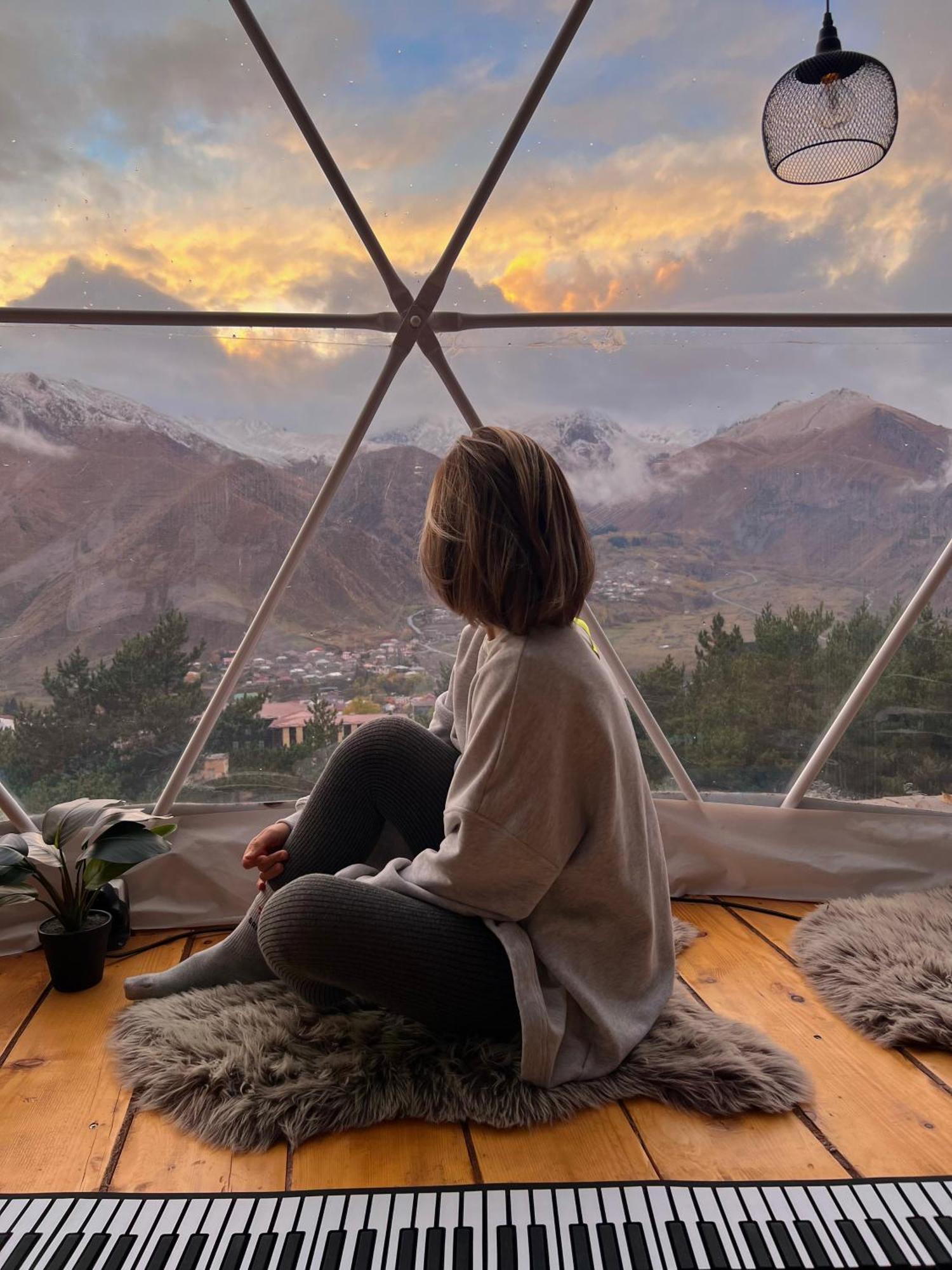 Elia Glamping Otel Kazbegi Dış mekan fotoğraf