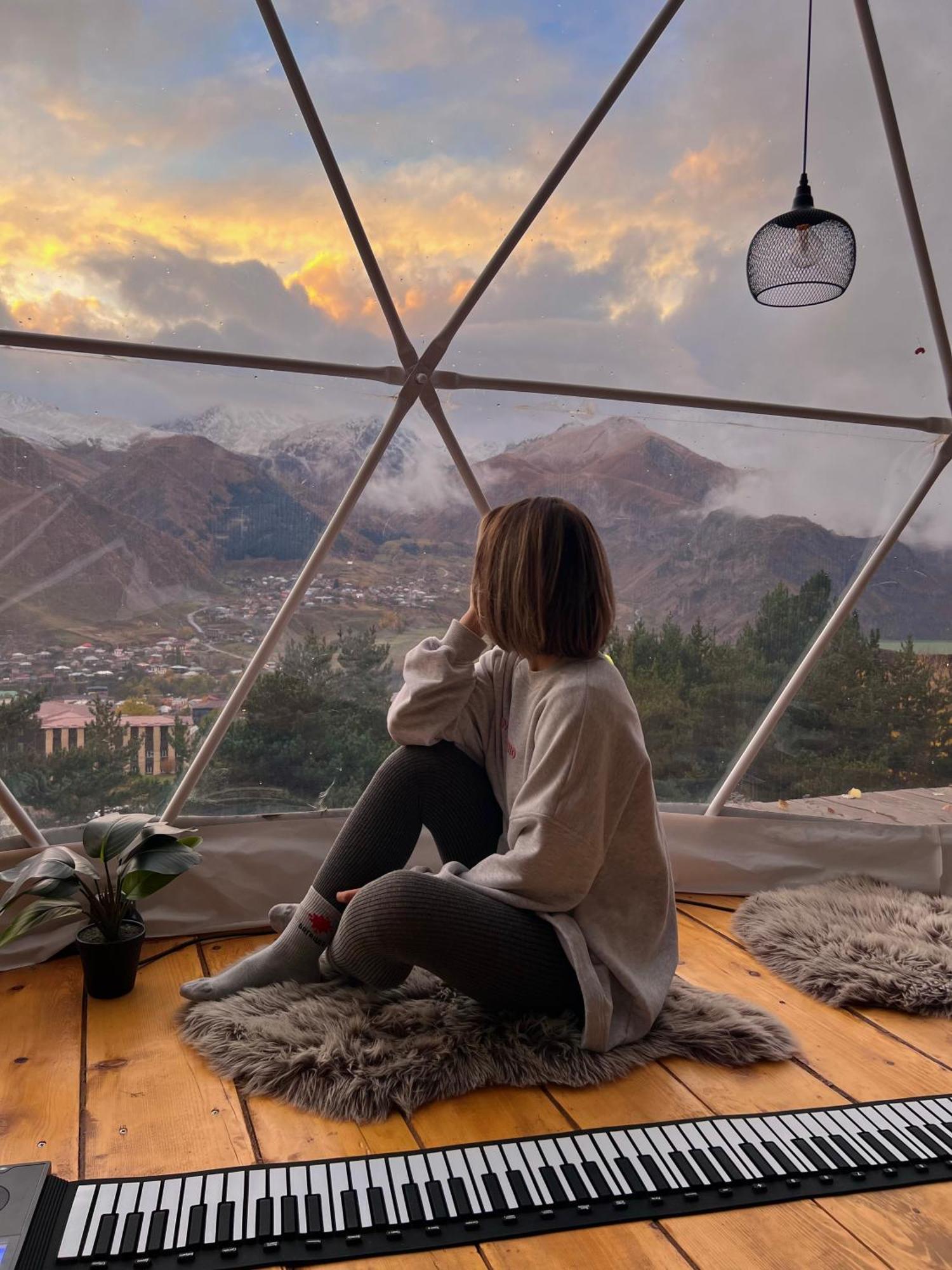 Elia Glamping Otel Kazbegi Dış mekan fotoğraf